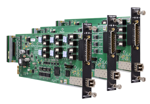 fiberplex control signal and relay contacts fiber mux fom-9010 | fom-9011 | fom-9012