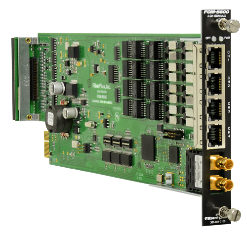 fiberplex isdn fiber mux, 4 channel fom-5600