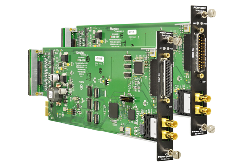 fiberplex multi-standard serial interface, 25 mbps fom-1090 | fom-1091