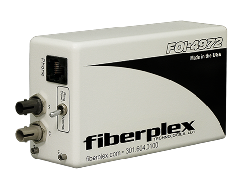 fiberplex pots (plain old telephone service) fiber converter foi-2971 | foi-4972