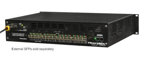 fiberplex 16 channel active wave division multiplexer wdm16