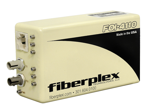 fiberplex 10/100 ethernet foi-4110