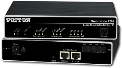 patton smartnode sn2290 analog-over-ip leased line extender | 2 or 4 lines