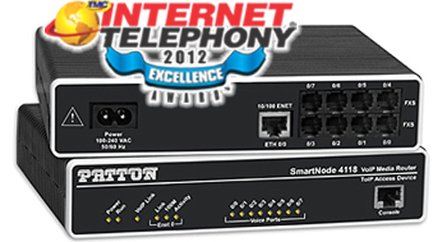 patton smartnode sn4110 analog voip gateway | 2, 4, 6 or 8 ports for up to 8 phone or fax calls
