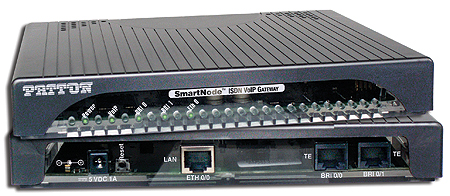 patton smartnode sn4120 single/dual-bri isdn voip gateway | 2 or 4 calls