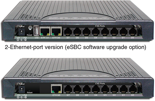 patton smartnode sn4140 analog voip gateway | 2, 4 or 8 analog ports for up to 8 phone or fax calls