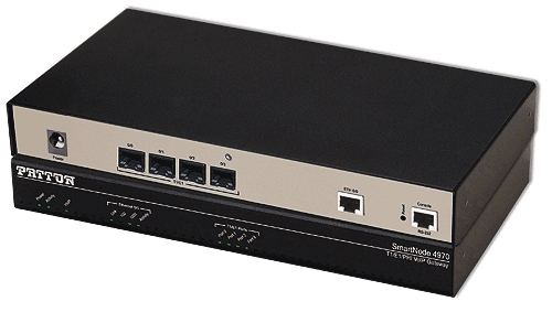 patton smartnode sn4970a pri voip gateway | 1 or 4 t1/e1/pri interface for up to 120 simultaneous phone or fax calls